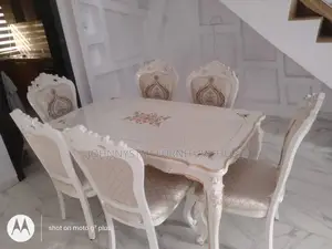 Italian Royal Dinning Tables With 6 Chairs