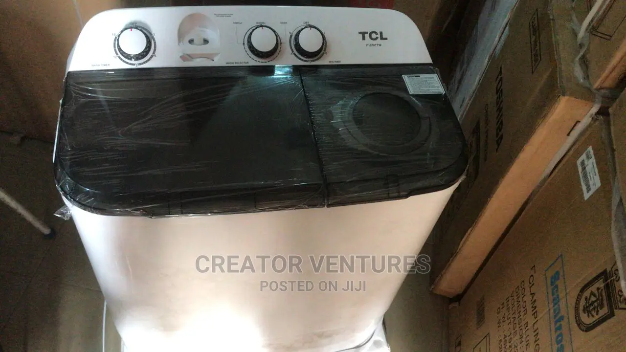 TCL Washing Machine Twin Top Loader, 9kg , Anti-Rust Body,Fully Copper