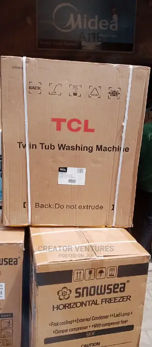 TCL Washing Machine Twin Top Loader, 9kg , Anti-Rust Body,Fully Copper