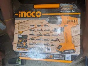 Ingco 12V Li-Ion Cordless Drill 127pcs