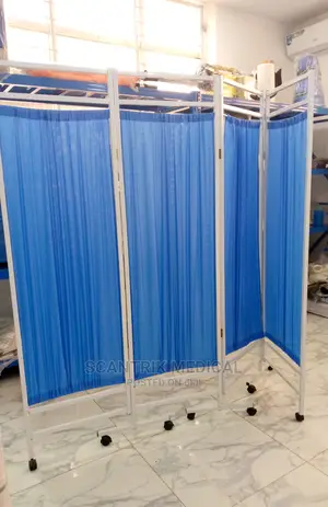 Folding Stainess Steel Medical Bedside Ward Screen