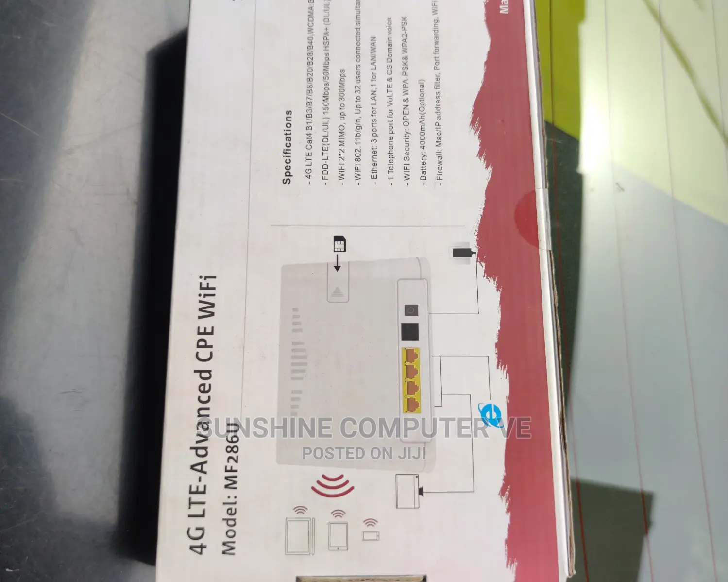 Telenet 4G LTE Advanced CPE WIFI + Battery