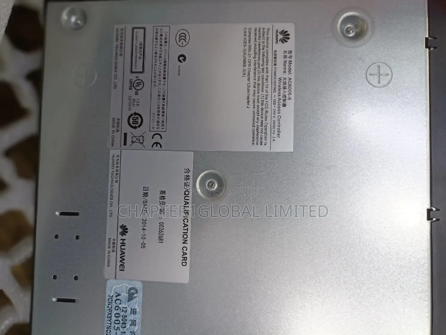 Huawei Ac6005 Series Wireless Access Controller,Model Ac6005-8-8ap.
