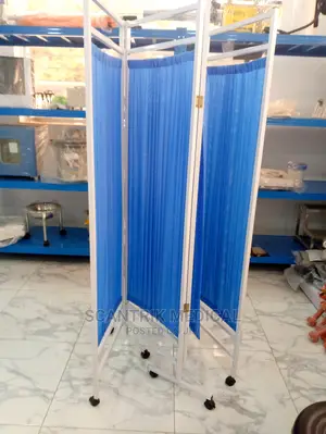 Mobile Hospital Screen White and Blue