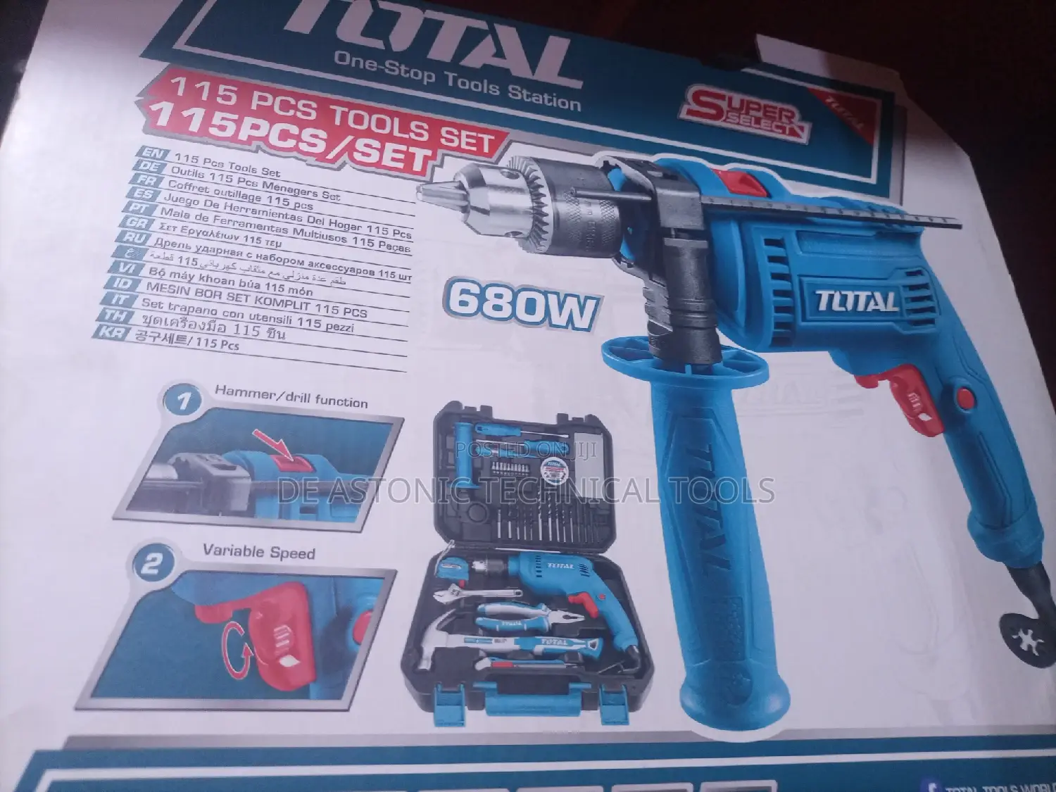 115 PCS Tools Box Set Total