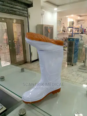 High Grade White Medical Rain Boots