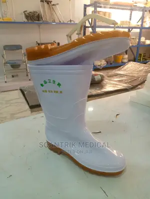 White PVC Gumboots Non Safety
