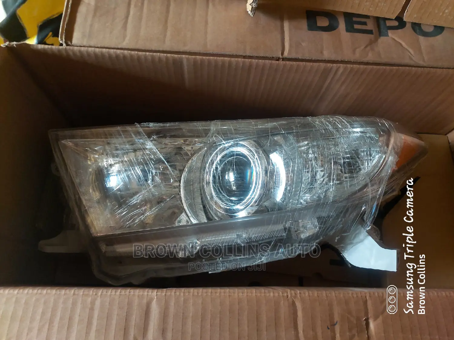 Headlamp Highlander 2011-2013 Depo