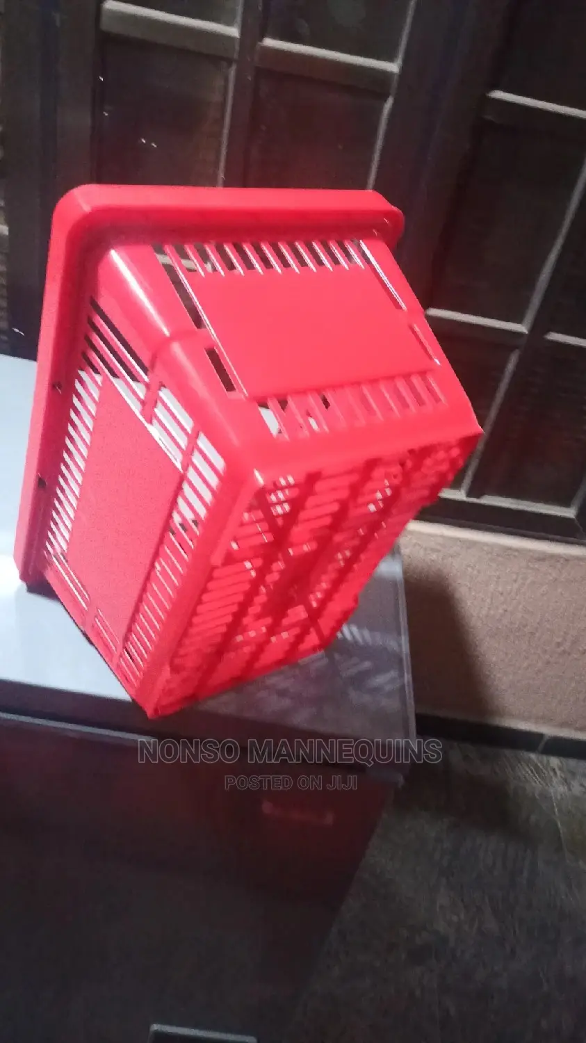 Red Plastic Shopping Baskets