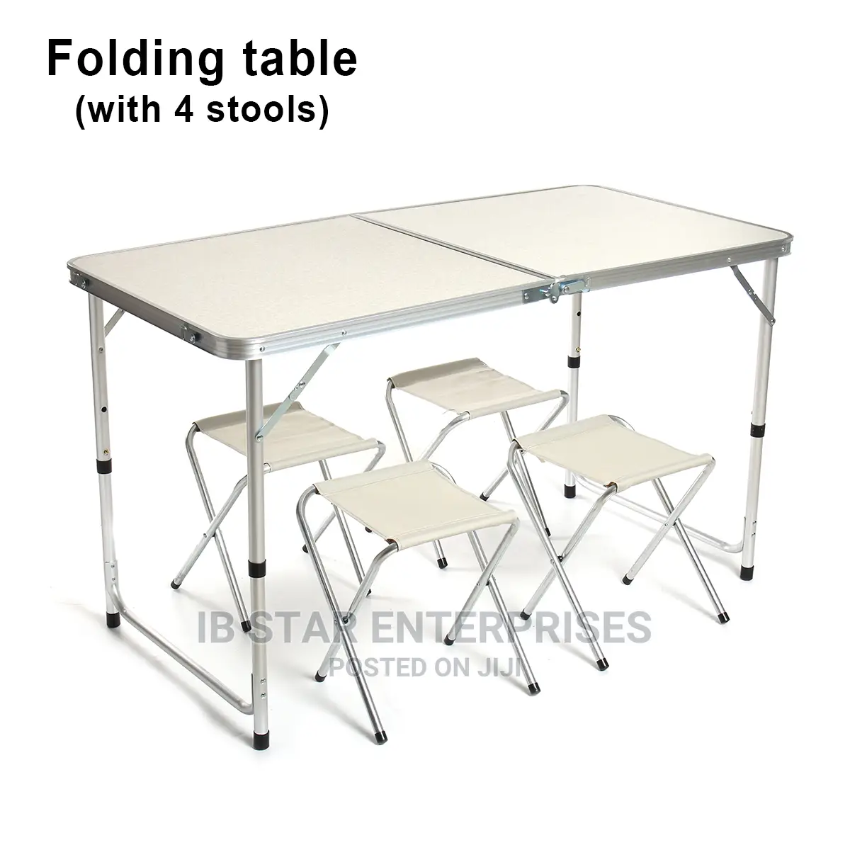 Kid Portable 1.2M Foldable Table Camping Outdoor Four Stools