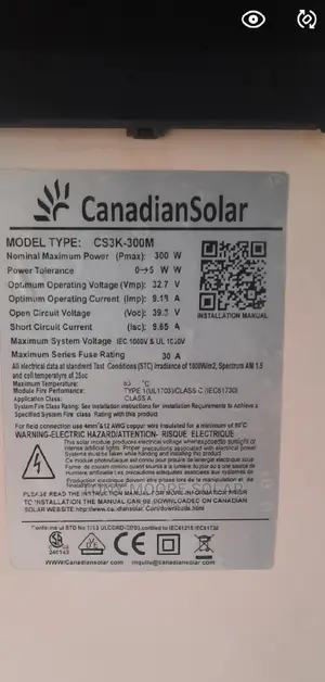 300w 24v Mono Panel
