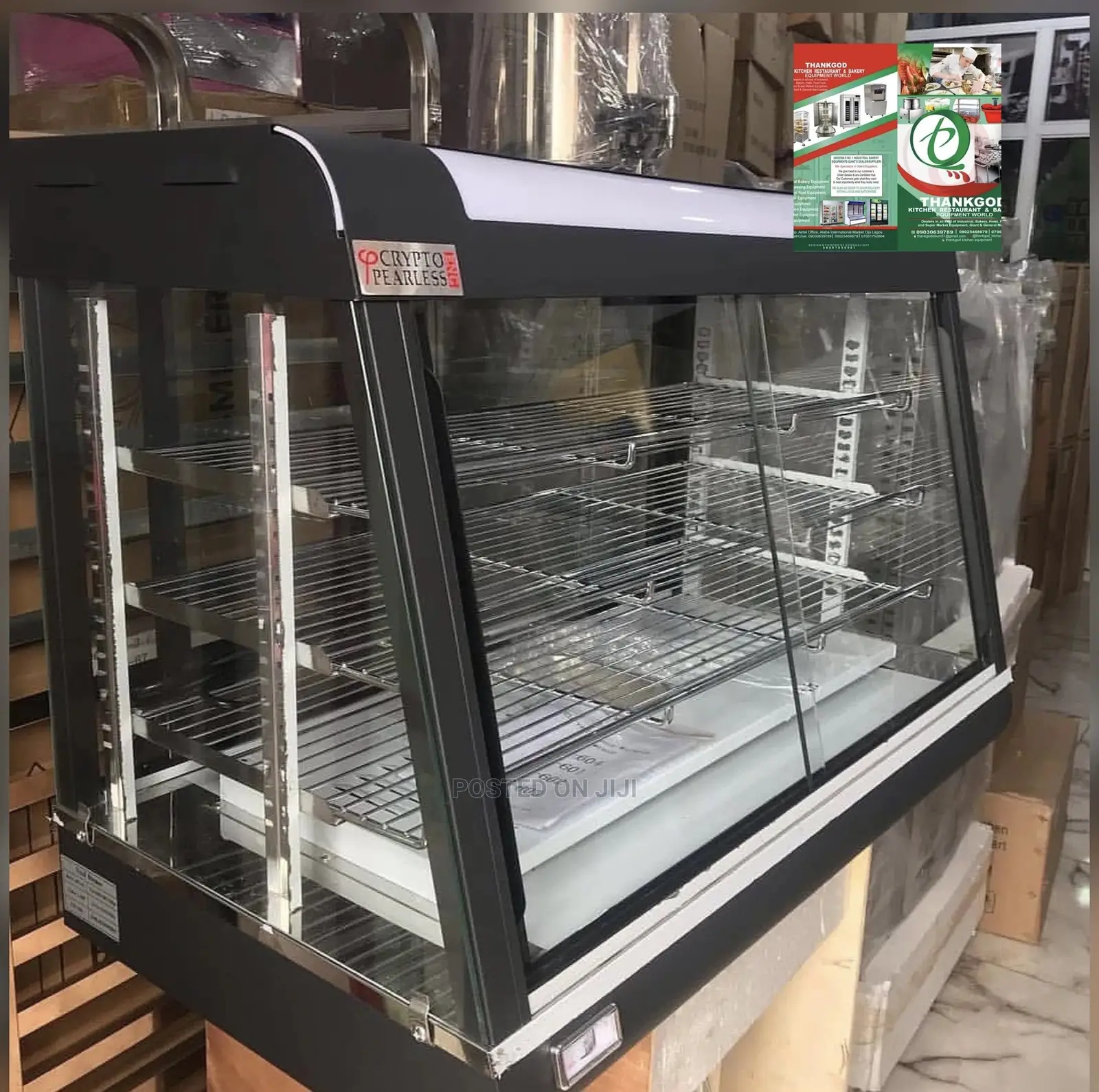 Snacks Warmer Black Color Three Layers