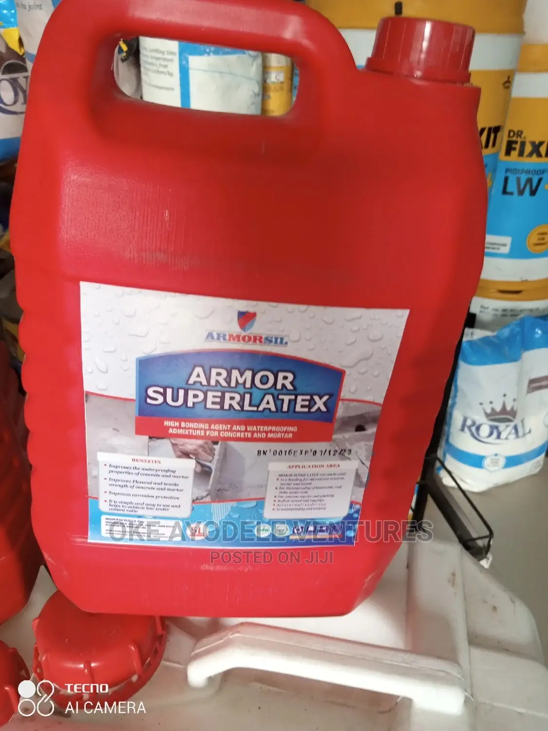 Armor Super Latex : Waterproofing and Bonding Agent