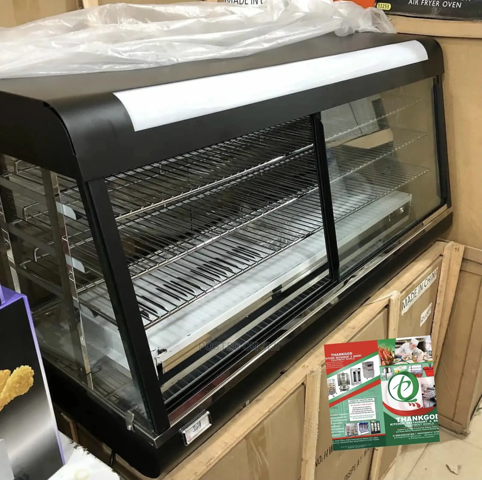 Black Snacks Warmer 4ft 3 Layers