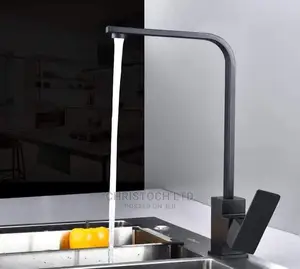 Black Kitchen Sink Mixer Tap