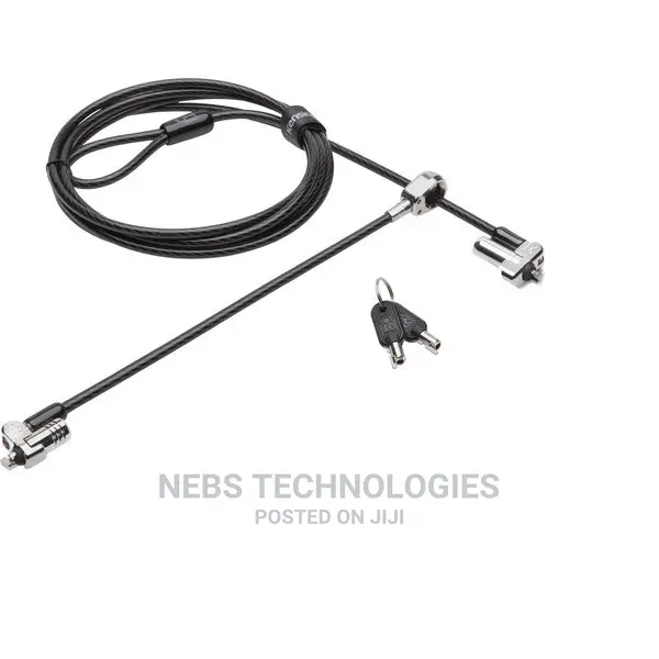 Kensington N17 Keyed Dual Head Laptop Lock for Dell Devices