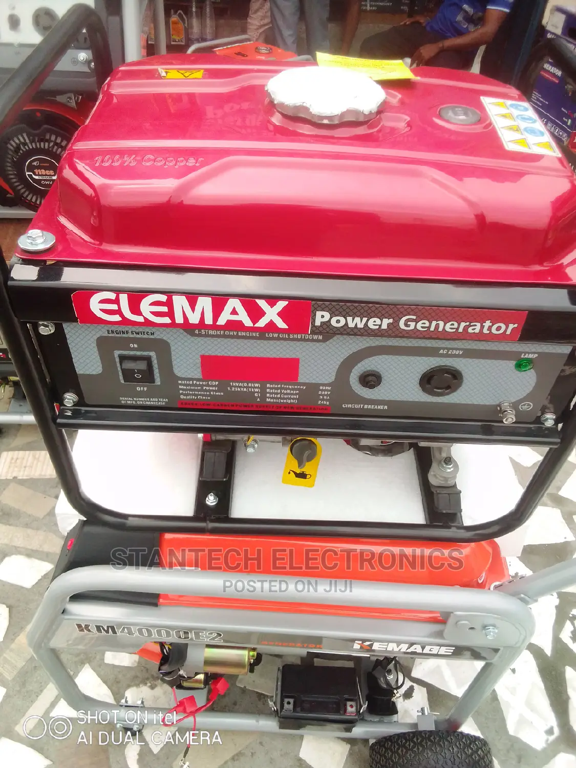 Elemax Generator 1.2kva