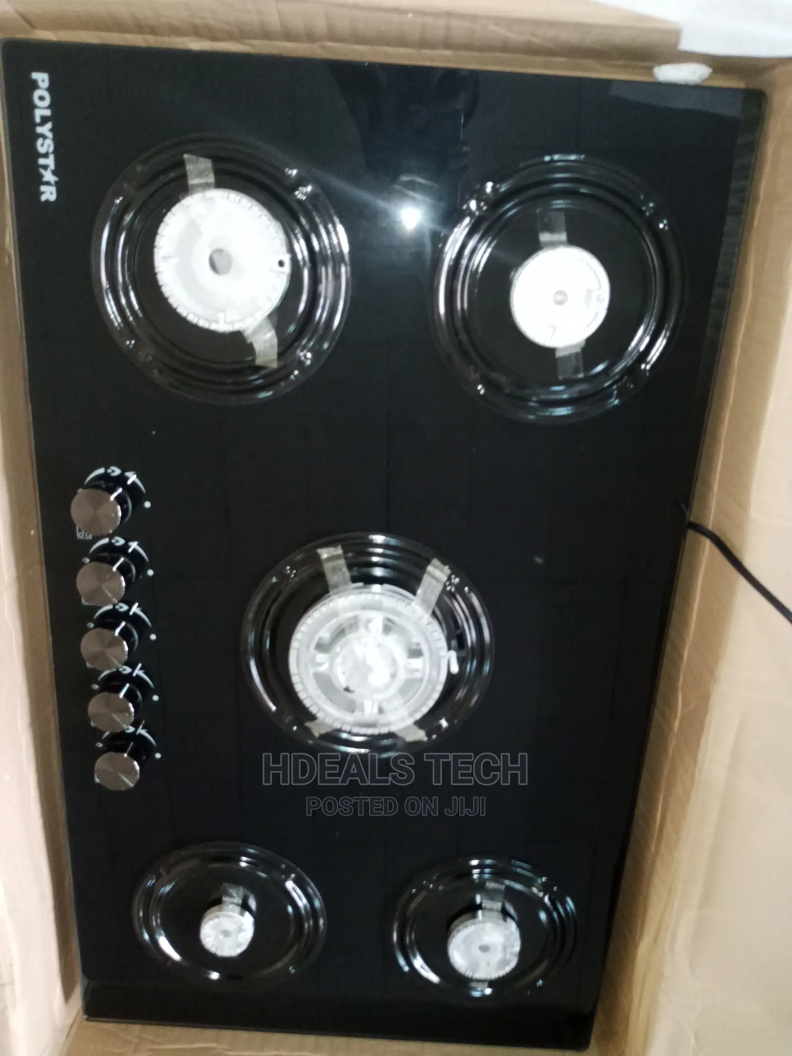 Polystar Pv-Hbg5801 Tempered Glass Cast Iron Pan Support5gas