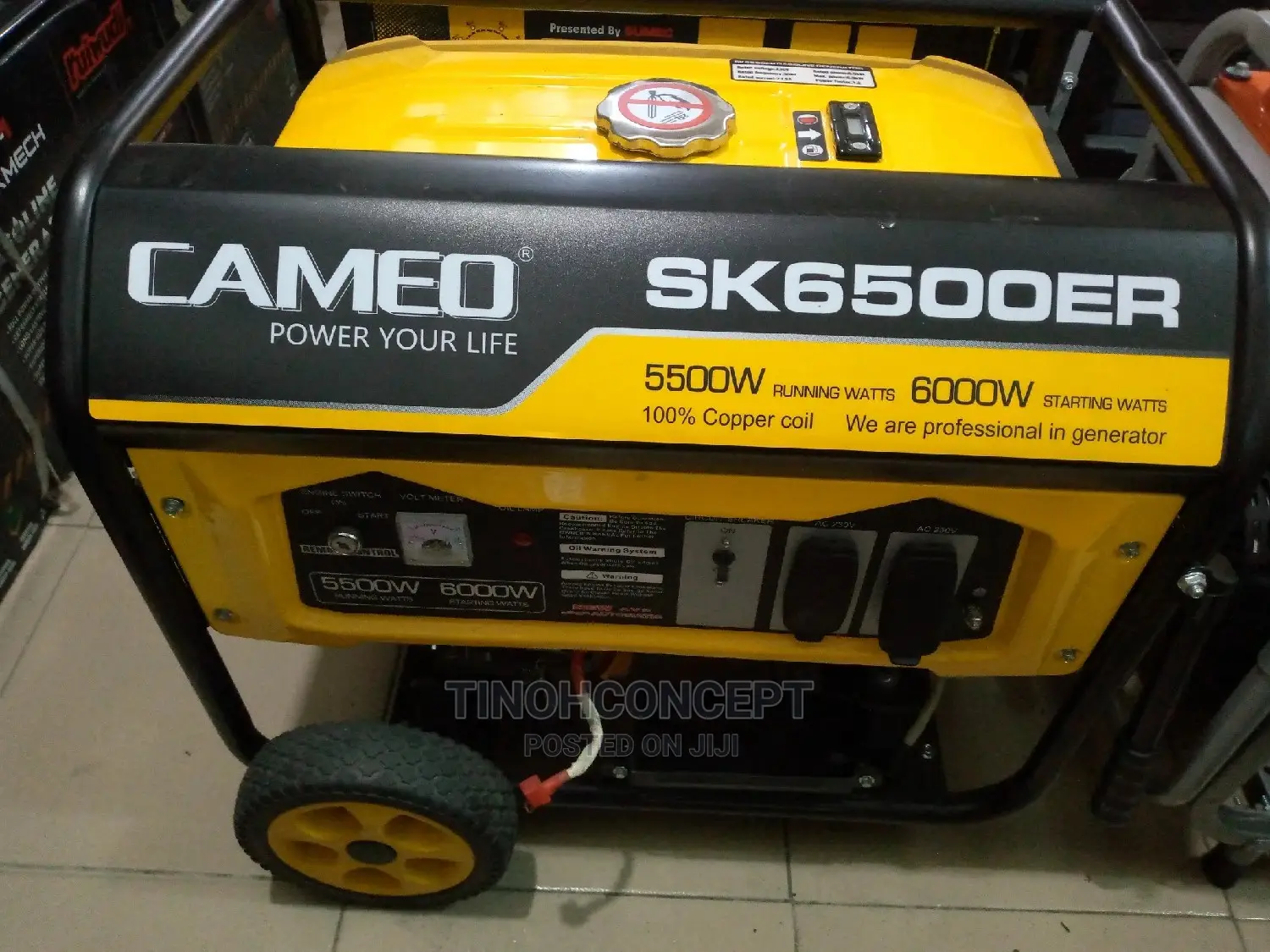 Cameo Generator Sk6500 6kva