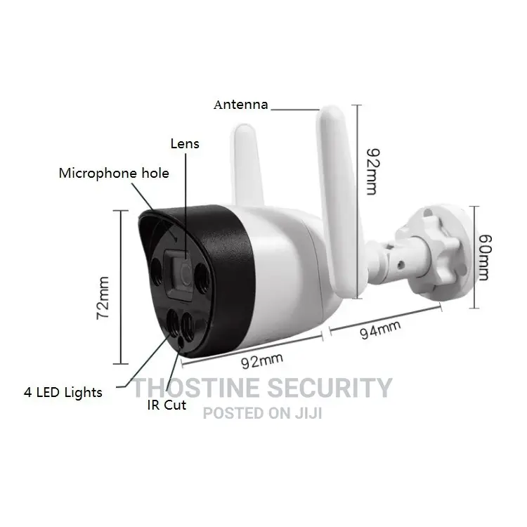 5MP Outdoor Surveillance WIFI IP Camera