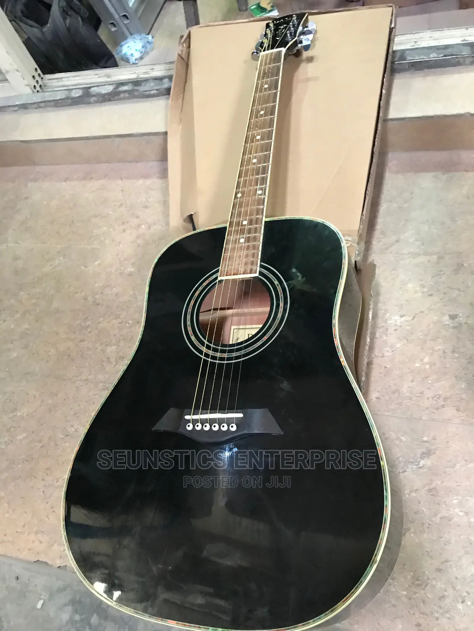 Black Dame Acoustic Guitar