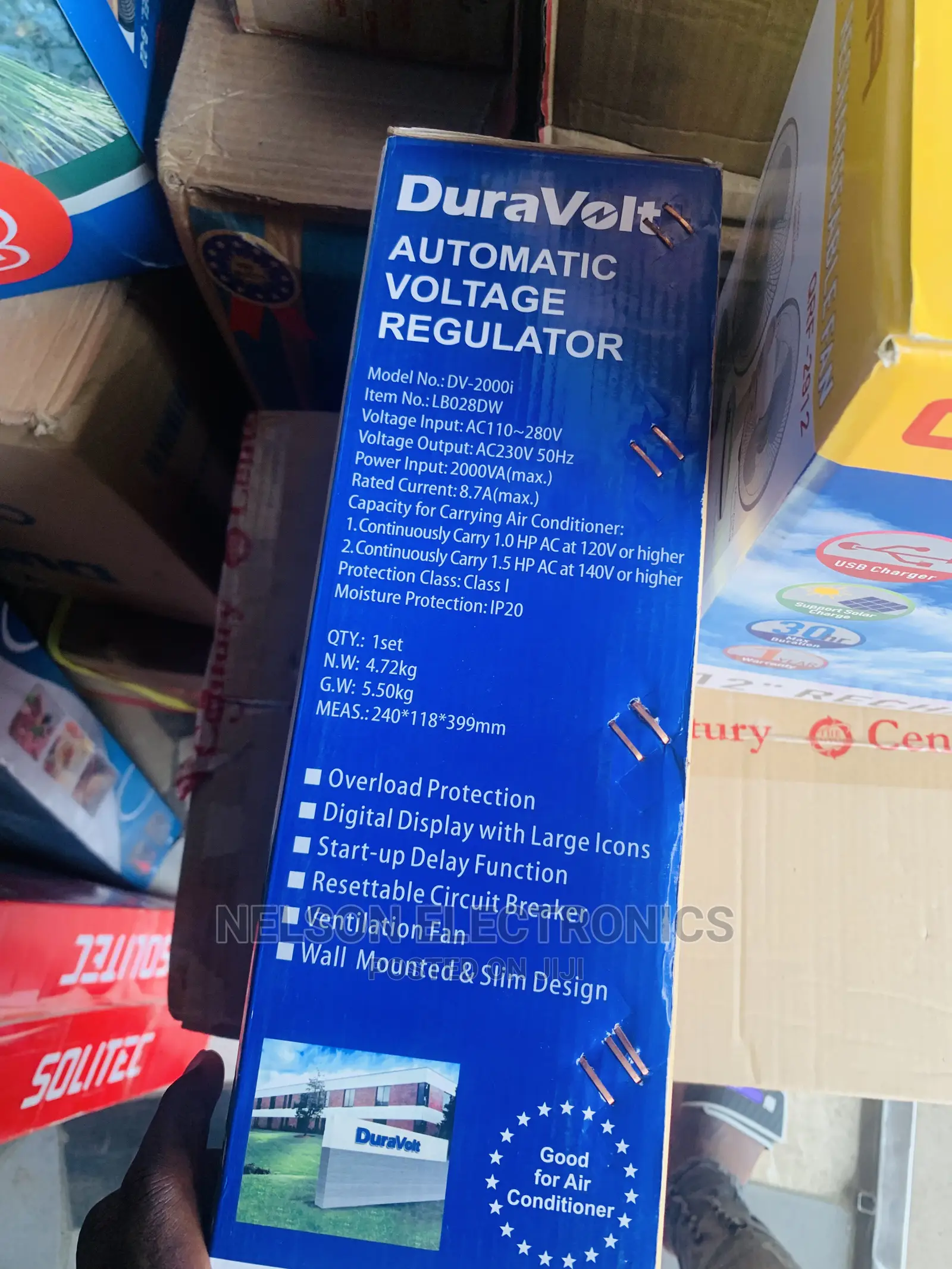 Duravolt 2000i (2kva Automatic Voltage Stabilizer Wall Mount