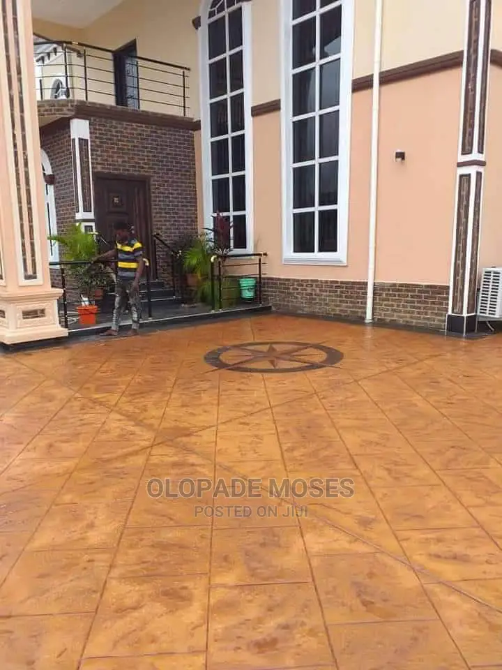 Concrete Stamped Floor Design