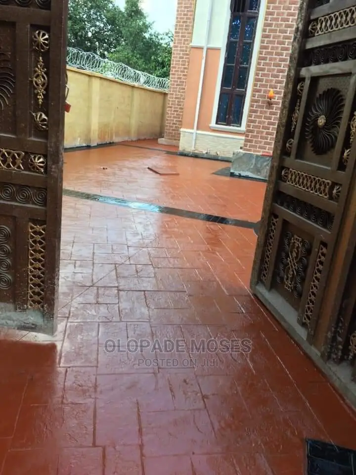 Stamped Concrete Floor