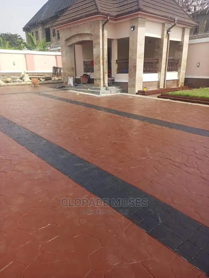 Stamped Concrete Floor