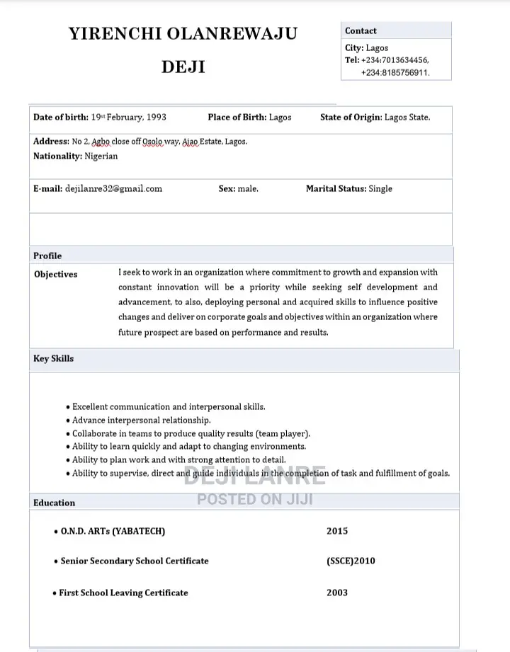 Logistics Transportation CV