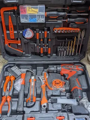 Original Tools Kit With Cordless Drill