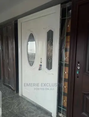 4ft: Entrance Garman Security Steel Door With Glass