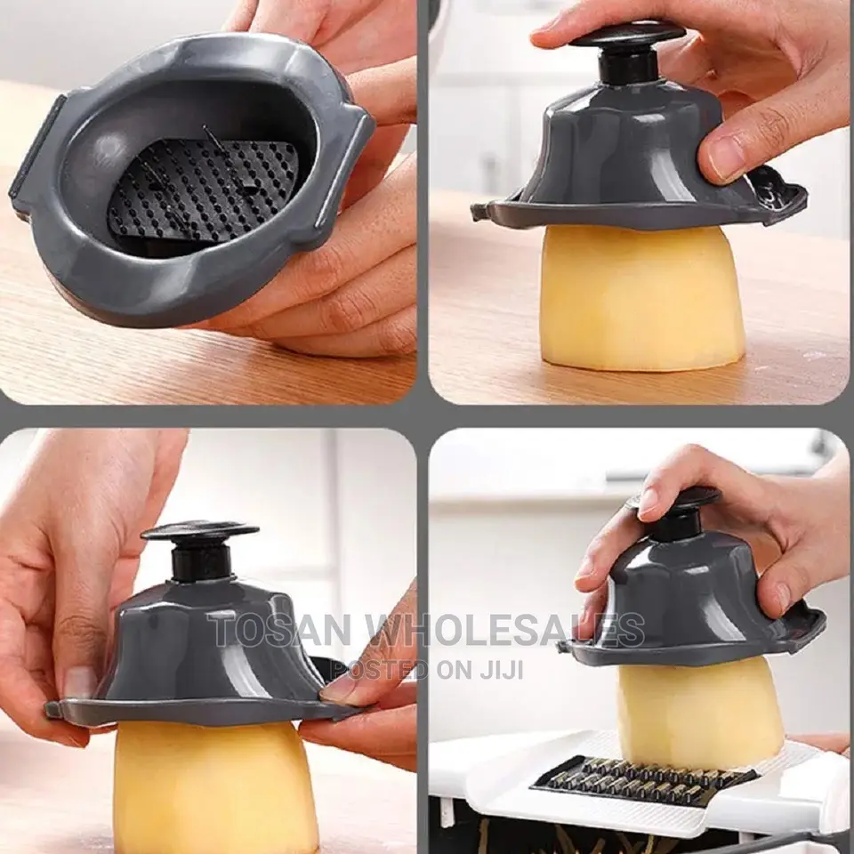 9 in 1 Rotate Vegetable Cutter With Drain Basket