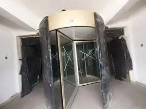 Commercial 3/4 Wings Crystal Revolving Door