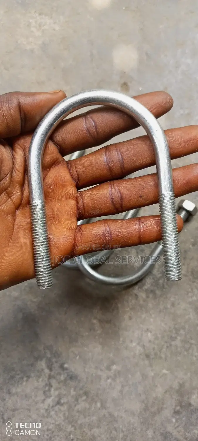 2" U Bolts GI Steel