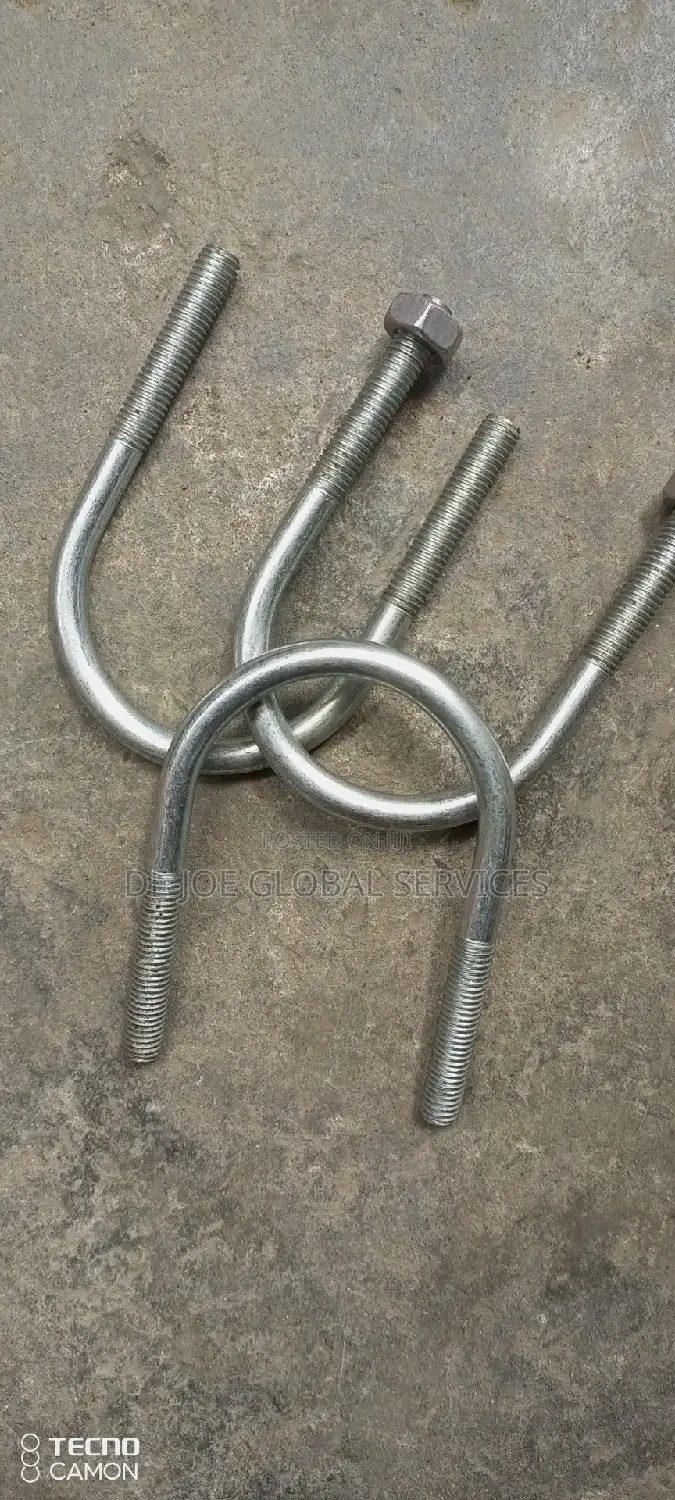 2" U Bolts GI Steel