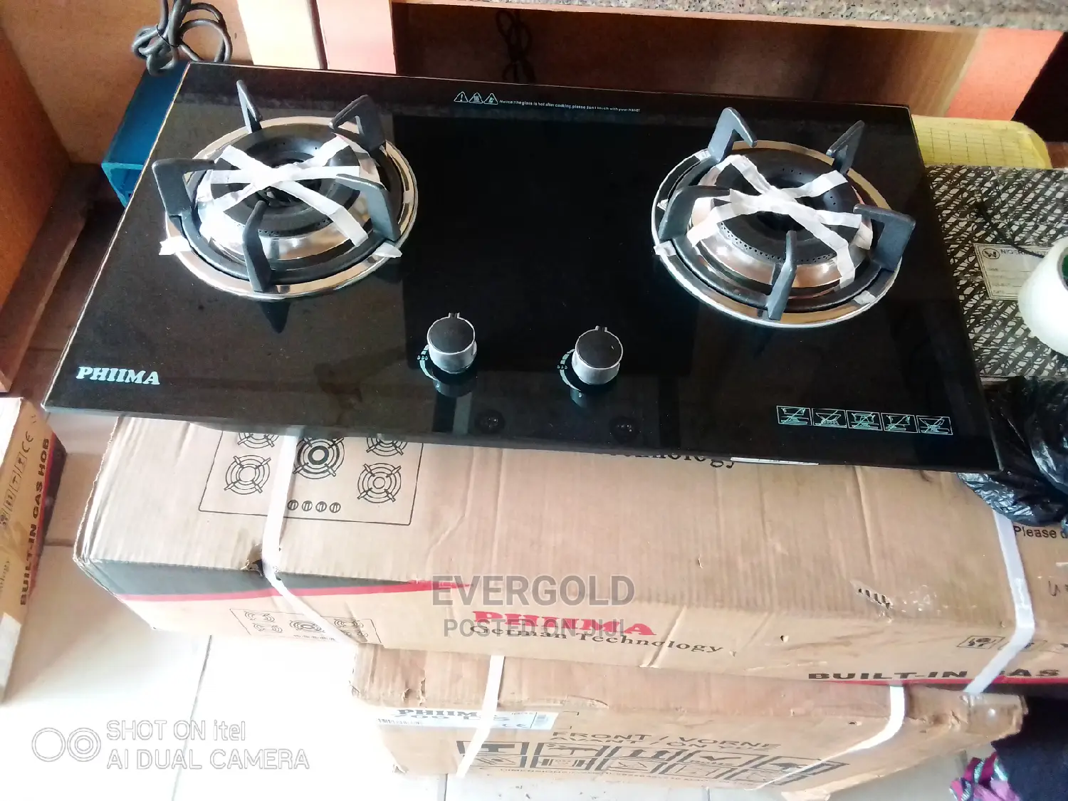 2 Burner Gas Cooker Hob Built-in