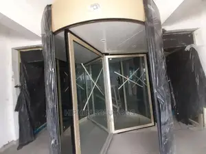 New Aluminum Automatic Glass Revolving Doors