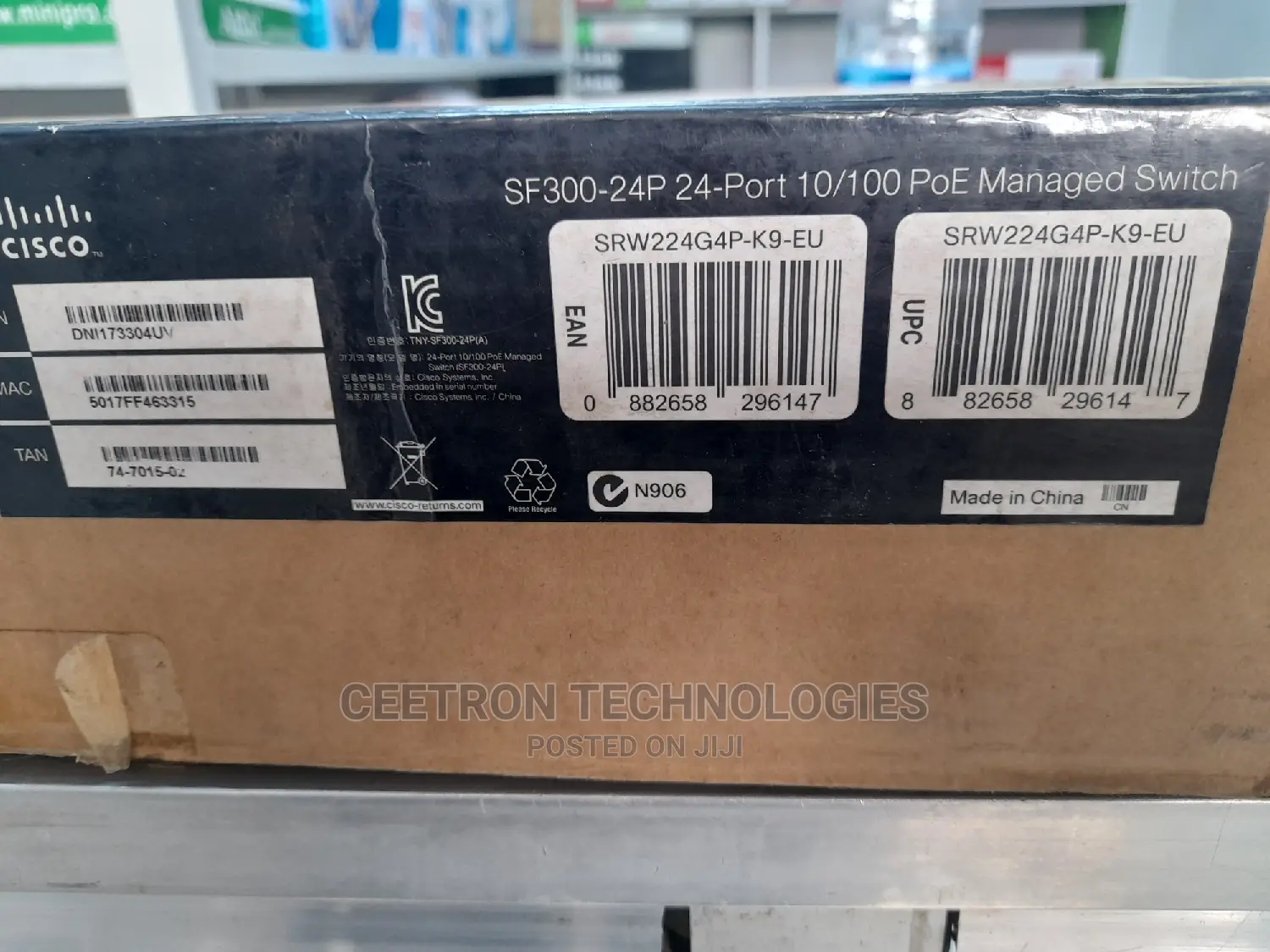 Cisco Small Business: Sf300-24p 10/100 Managed Switch