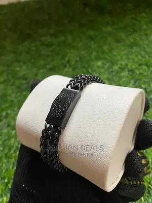 Black Steel Men's Luxury Bracelet
