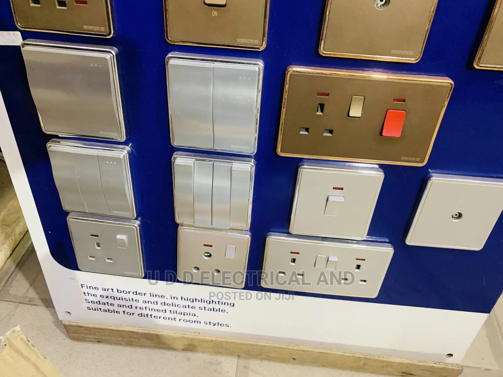 Quality England Gold Or Silver Switches And Socket