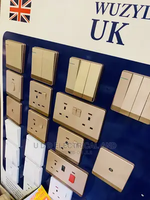 Quality England Gold Switches And Socket All Sizes