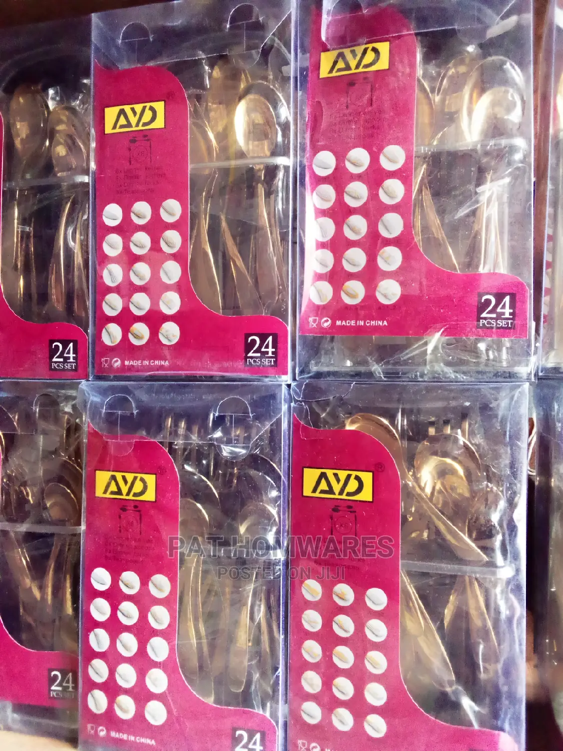 Gold Spoon 24pcs Set