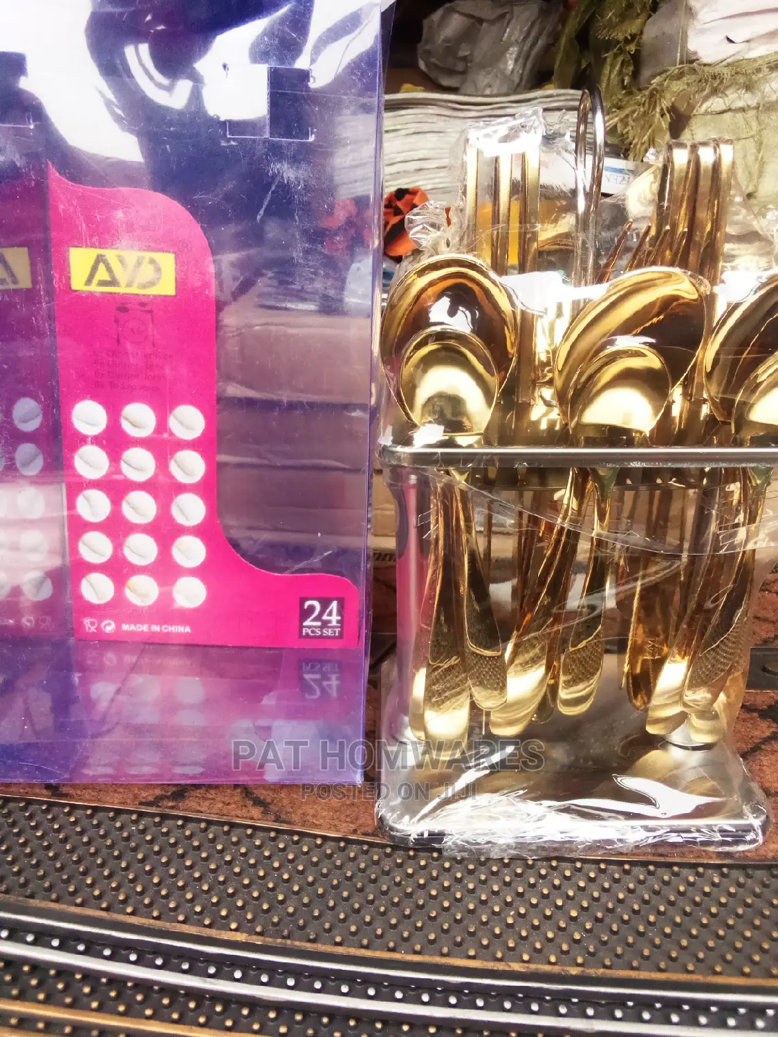 Gold Spoon 24pcs Set