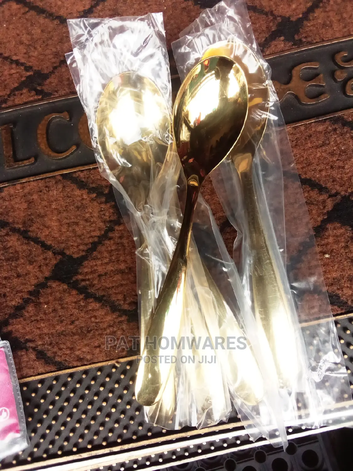 12 PCS Golden Spoon and Fork