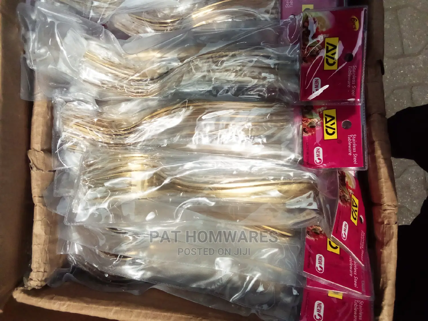 12 PCS Golden Spoon and Fork
