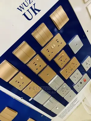 Quality England Gold or Silver Switches and Socket All Sizes