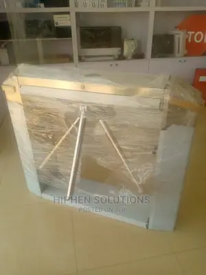 Waist Height Optical Metal Tripod Turnstile