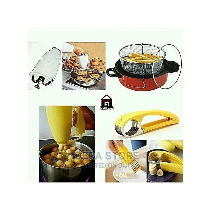 Doughnut Maker, Puff-Puff Maker, Plantain Cutter and Deep