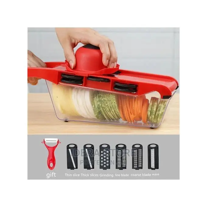 Manual Vegetable Cutter Tabletop Drum